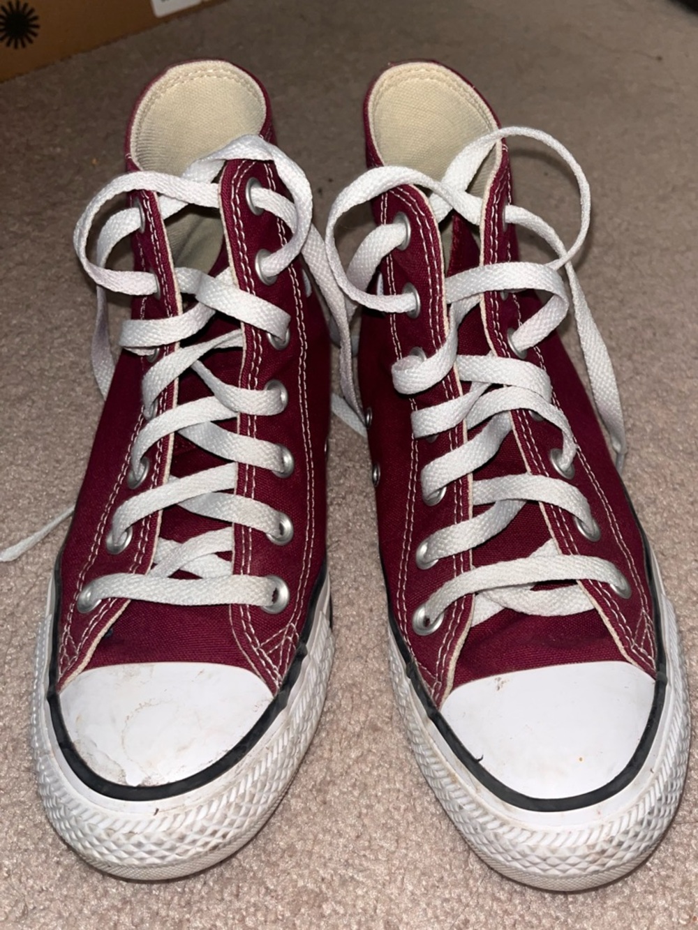 Maroon Converse